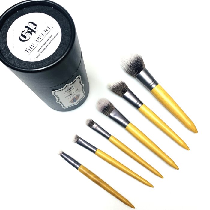 ⁦Travel Makeup Brushes Set⁩ - الصورة ⁦4⁩
